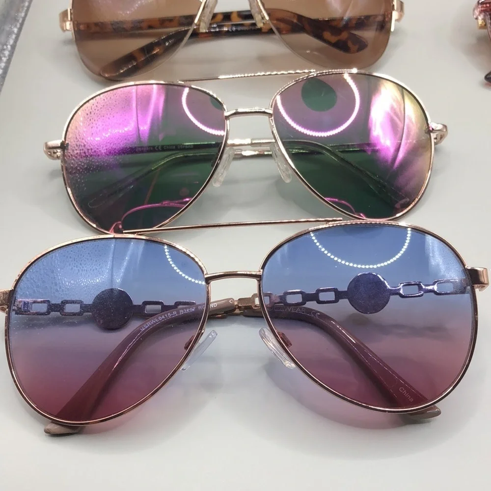 Bundle lot 7 branded sunglasses variety trendy.